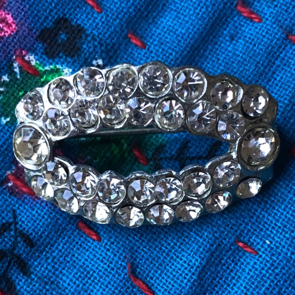 Vintage Rhinestone Brooch/Pin